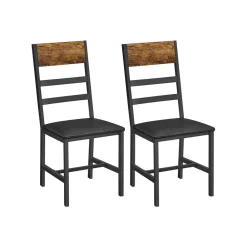 2 Chaises industriel-SONGMICS HOME Hot