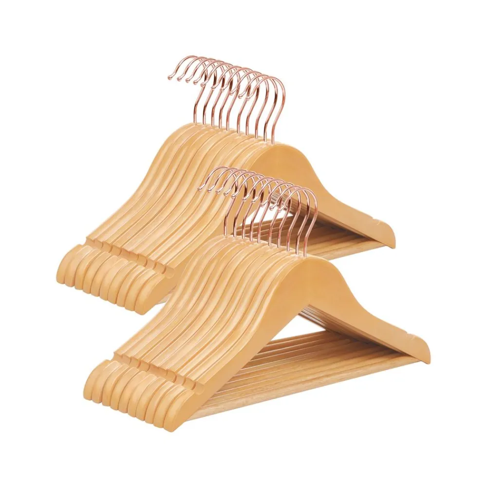 20 Cintres bois enfant-SONGMICS HOME