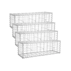 4 Gabions 100 x 50 x 30 cm-SONGMICS HOME Online