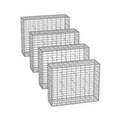 4 Gabions 100 x 90 x 30 cm-SONGMICS HOME Online