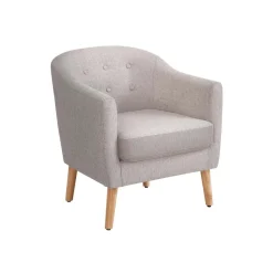 Accent Fabric Tub with Upholstered Cushion-SONGMICS HOME Hot