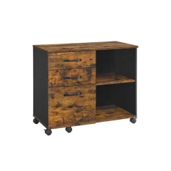 Armoire de classement latérale mobile à 3 tiroirs blanc-SONGMICS HOME New