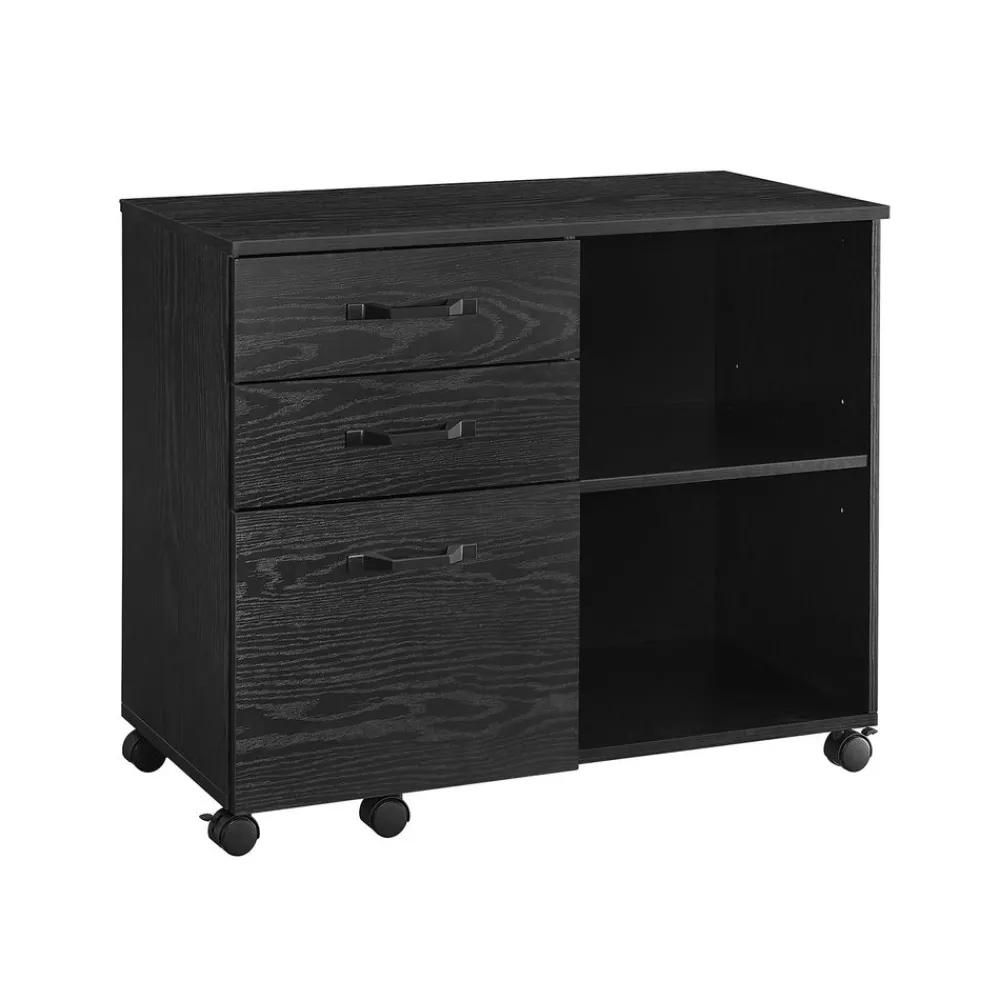 Armoire de classement latérale mobile à 3 tiroirs blanc-SONGMICS HOME New