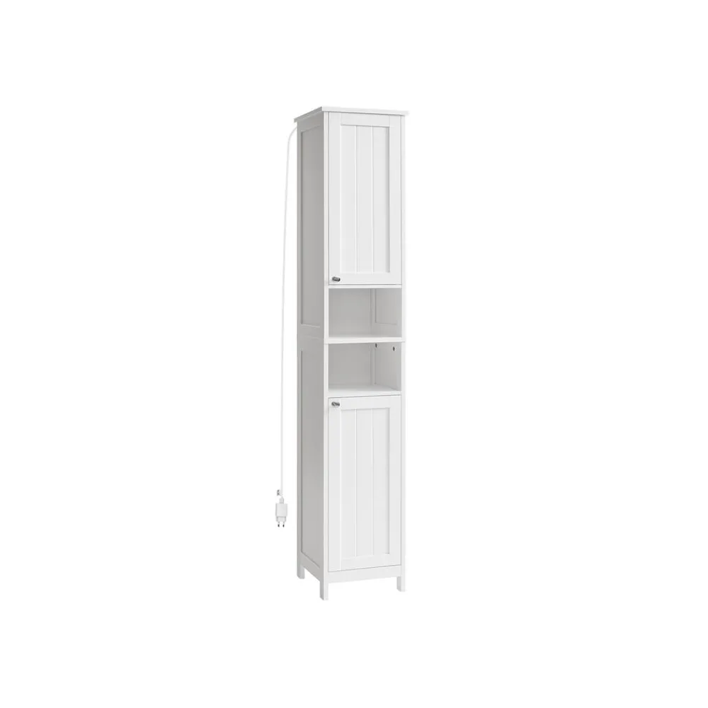 Armoire de salle de bain haute avec éclairage blanc nuage-SONGMICS HOME Best