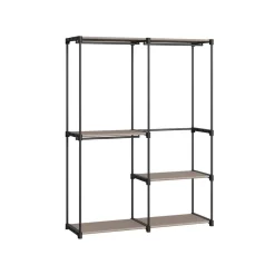 Armoire ouvert noir-SONGMICS HOME