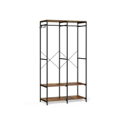 Armoire vêtements portable marron rustique-SONGMICS HOME Discount