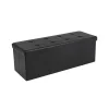 Banc de rangement 150L noir-SONGMICS HOME Best