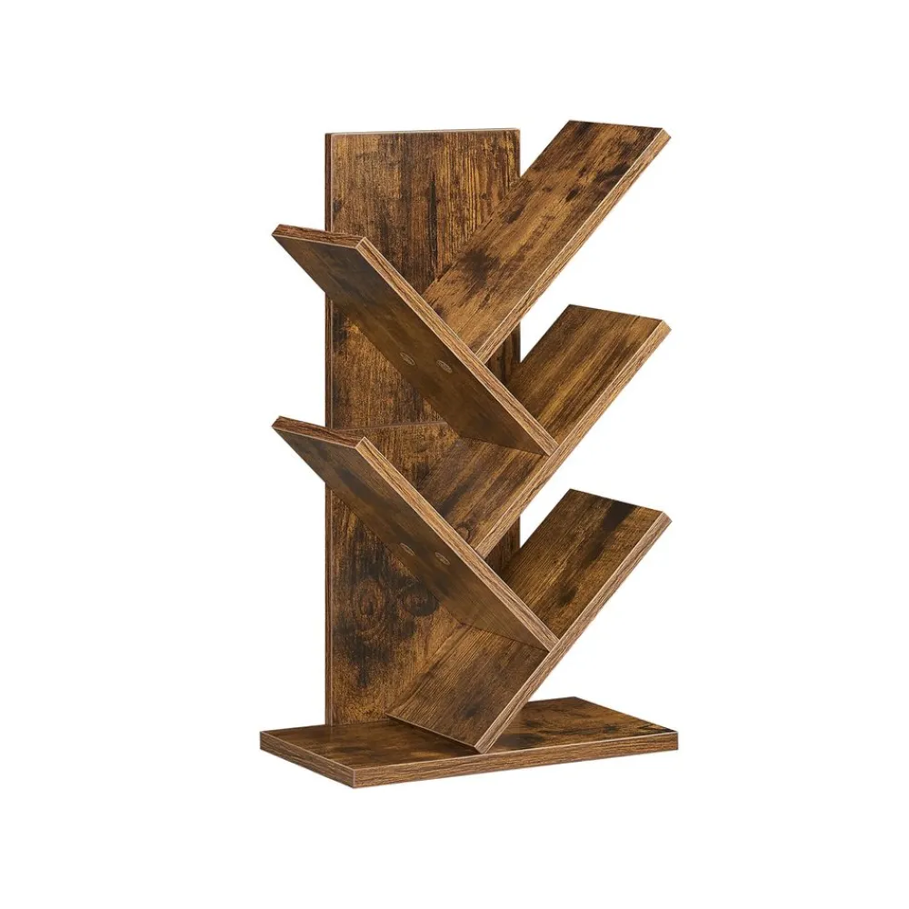 Bibliothèque arbre avec étagères à 5 niveaux blanc nuage-SONGMICS HOME Hot