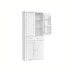 Buffet haut de cuisine avec tiroir placards et étagères réglables-SONGMICS HOME