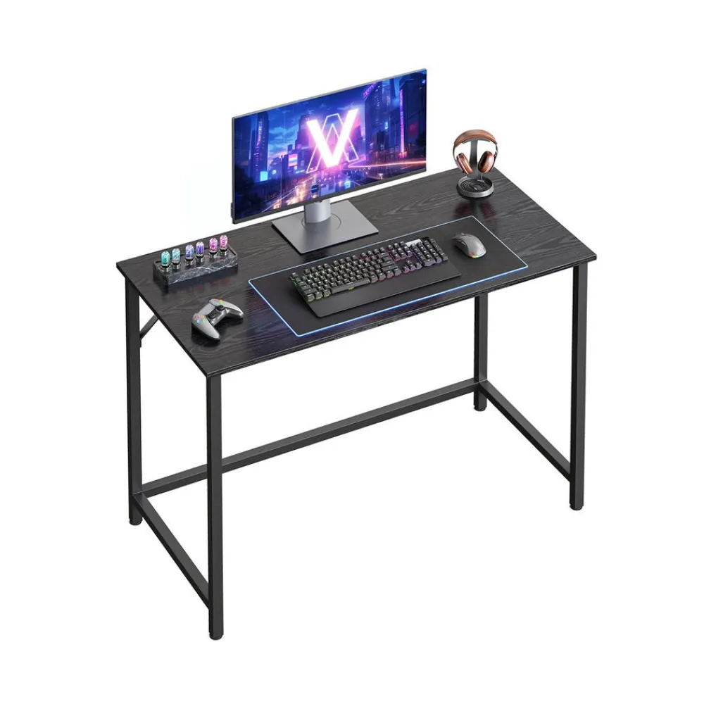 Bureau 100 cm grège-SONGMICS HOME Online