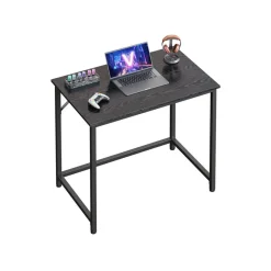 Bureau 50 x 80 cm cadre en métal noir-SONGMICS HOME Clearance