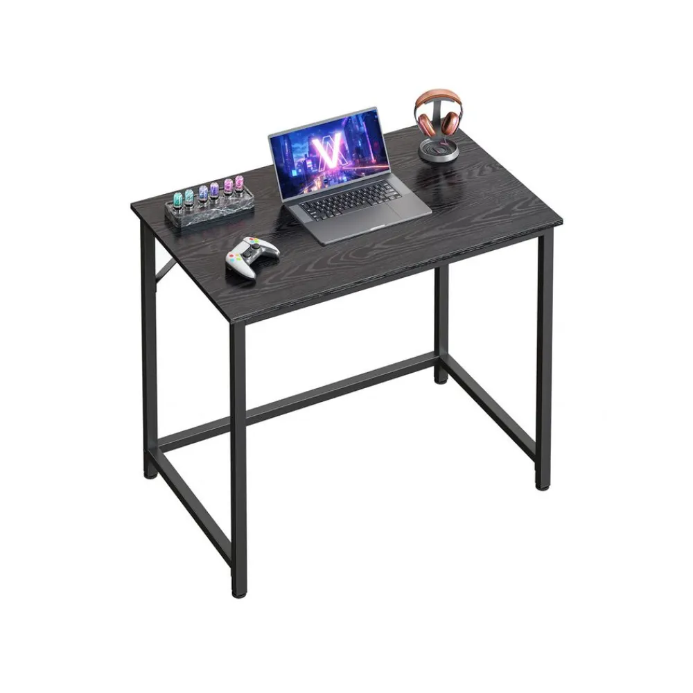 Bureau 50 x 80 cm cadre en métal noir-SONGMICS HOME Clearance