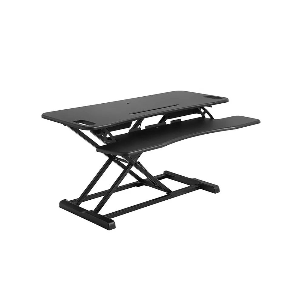 Bureau assis-debout XL noir-SONGMICS HOME Online