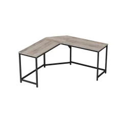 Bureau d’angle grège et noir-SONGMICS HOME Hot