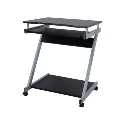 Bureau informatique en Z couleur hêtre-SONGMICS HOME Sale