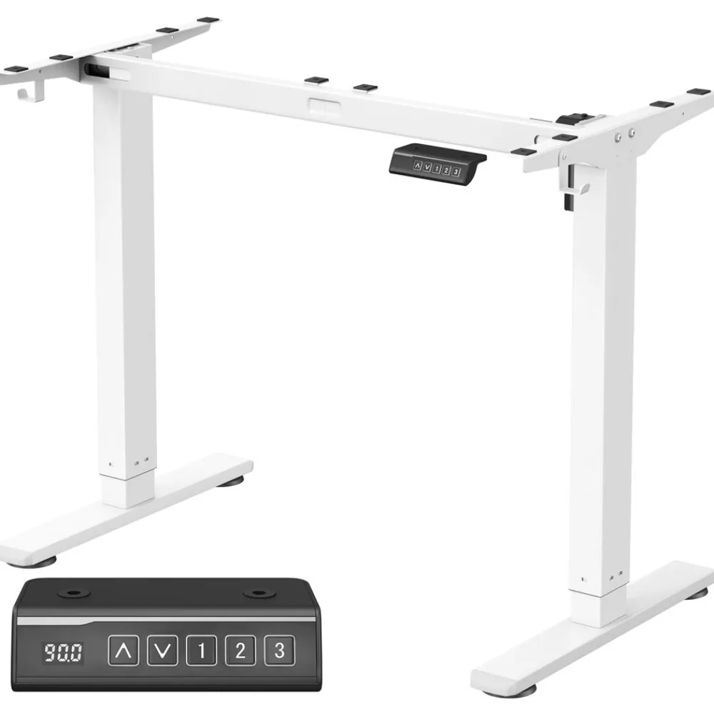 Bureau électrique réglable sans plateau 2 crochets acier-SONGMICS HOME Sale