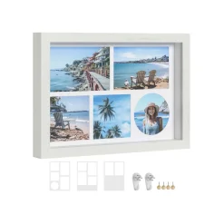 Cadre photo A4 avec 3 fonds noir cendré-SONGMICS HOME Clearance