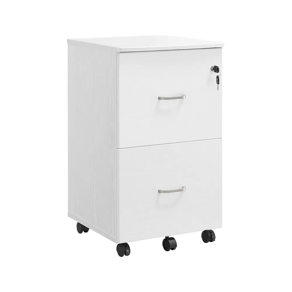 Caisson 2 tiroirs blanc-SONGMICS HOME Sale