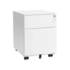 Caisson 2 tiroirs blanc-SONGMICS HOME Clearance