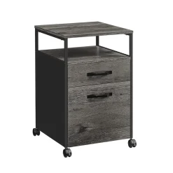 Caisson 2 tiroirs grège-SONGMICS HOME Clearance