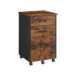 Caisson de bureau 3 tiroirs mobile industriel-SONGMICS HOME Outlet