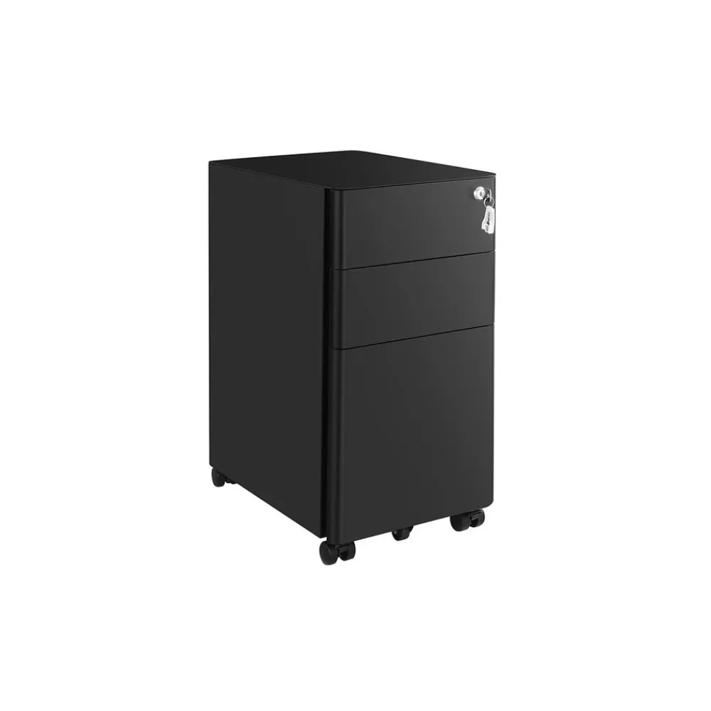 Caisson de bureau mobile 3 tiroirs noir-SONGMICS HOME Hot