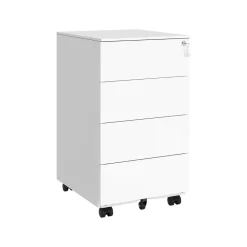 Caisson de bureau mobile avec 4 tiroirs noir d'encre-SONGMICS HOME Best