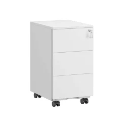 Caisson de bureau mobile avec 4 tiroirs noir d'encre-SONGMICS HOME Best