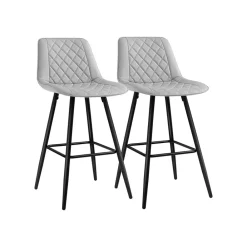 Chaise de bar PU noir-SONGMICS HOME Best