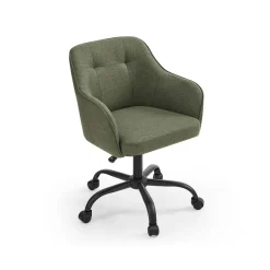 Chaise de bureau ergonomique en tissu peluche beige cappuccino-SONGMICS HOME Hot