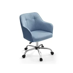 Chaise de bureau ergonomique en tissu peluche beige cappuccino-SONGMICS HOME Hot