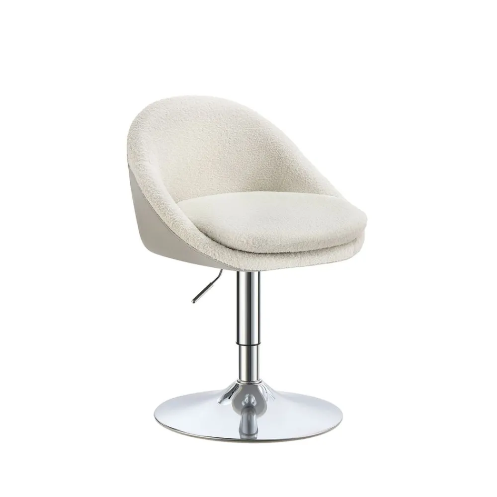 Chaise réglable avec dossier et socle rose bonbon-SONGMICS HOME Discount