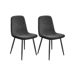 Chaises de salle à manger lot 4 Blanc Crème-SONGMICS HOME Best