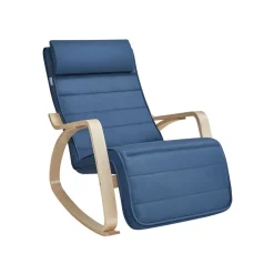 Fauteuil à bascule beige-SONGMICS HOME Discount