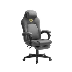 Fauteuil gaming avec repose-pieds hauteur réglable noir d’encre-SONGMICS HOME Clearance