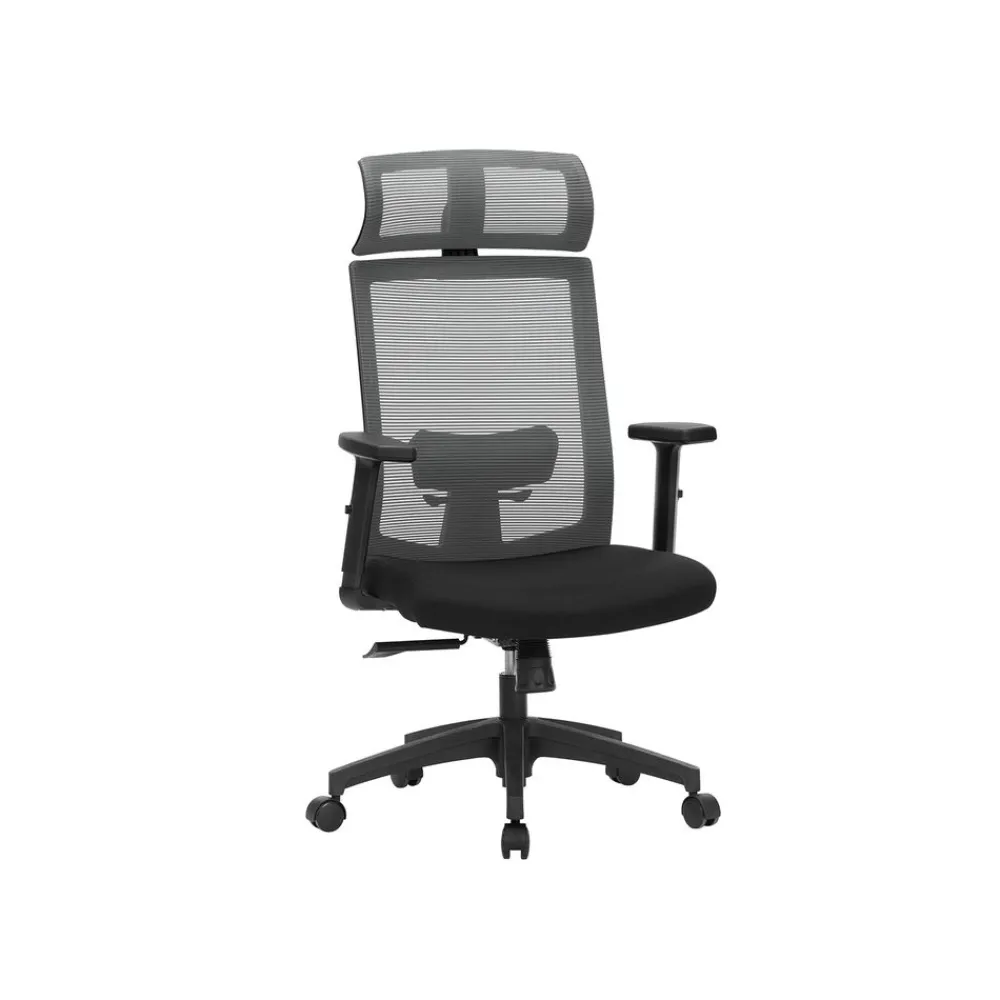 Fauteuil respirant gris-SONGMICS HOME Clearance