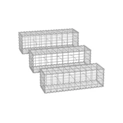 Gabion pour Pierre 100 x 30 x 30 cm lot de 3-SONGMICS HOME Outlet