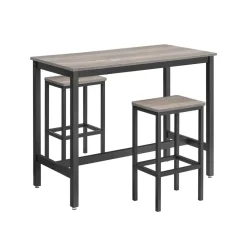 Lot table et chaises de bar-SONGMICS HOME New