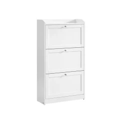 Meuble à chaussure 3 abattants 24 x 60 x 108 cm blanc nuage-SONGMICS HOME Outlet
