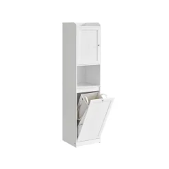 Meuble de salle de bain 40 x 40 x 170 cm blanc nuage-SONGMICS HOME Discount