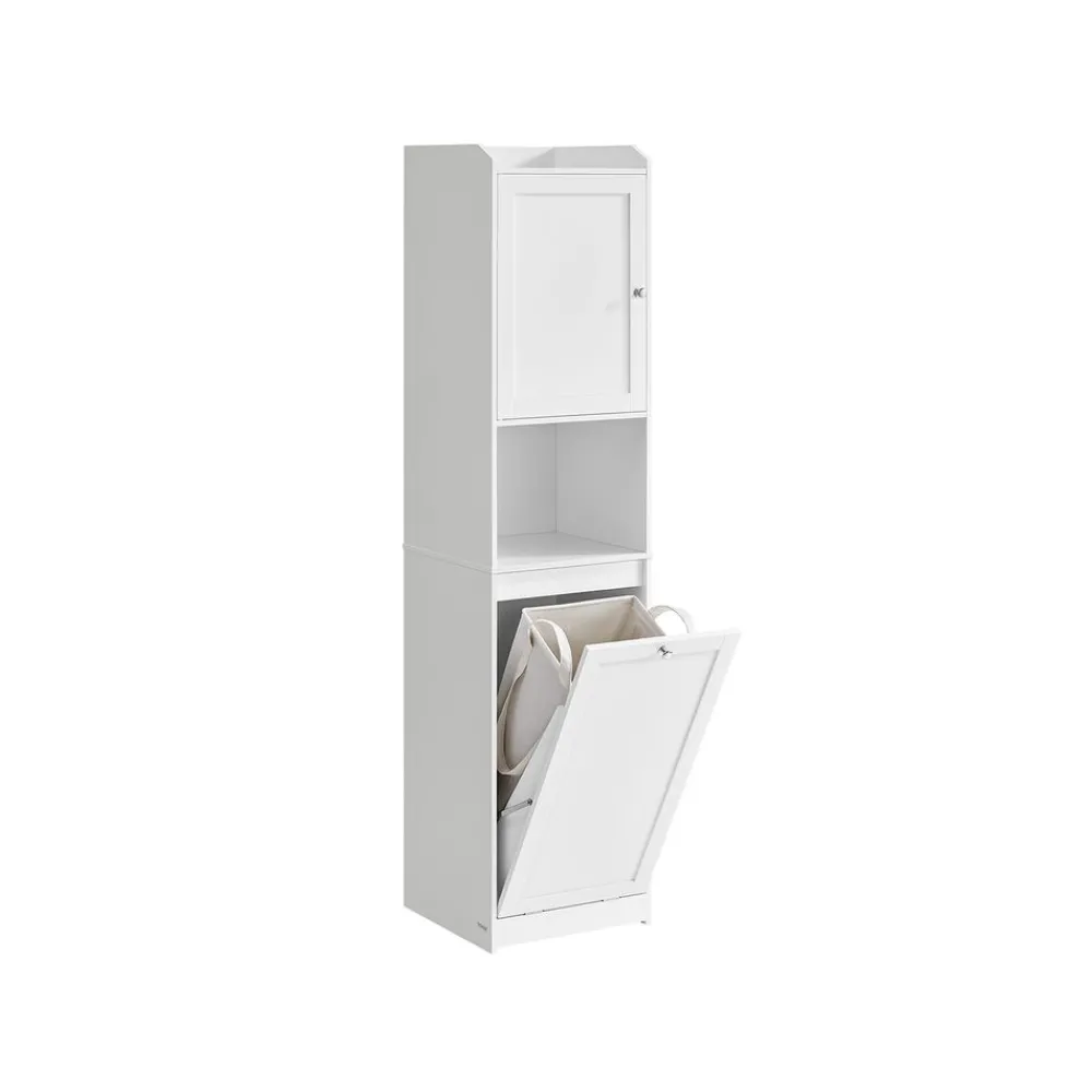 Meuble de salle de bain 40 x 40 x 170 cm blanc nuage-SONGMICS HOME Discount