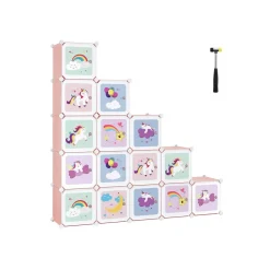 Meuble Rangement Enfant 16 Cubes-SONGMICS HOME Clearance