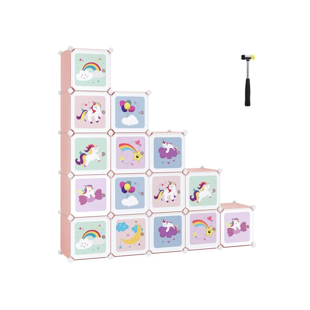 Meuble Rangement Enfant 16 Cubes-SONGMICS HOME Clearance