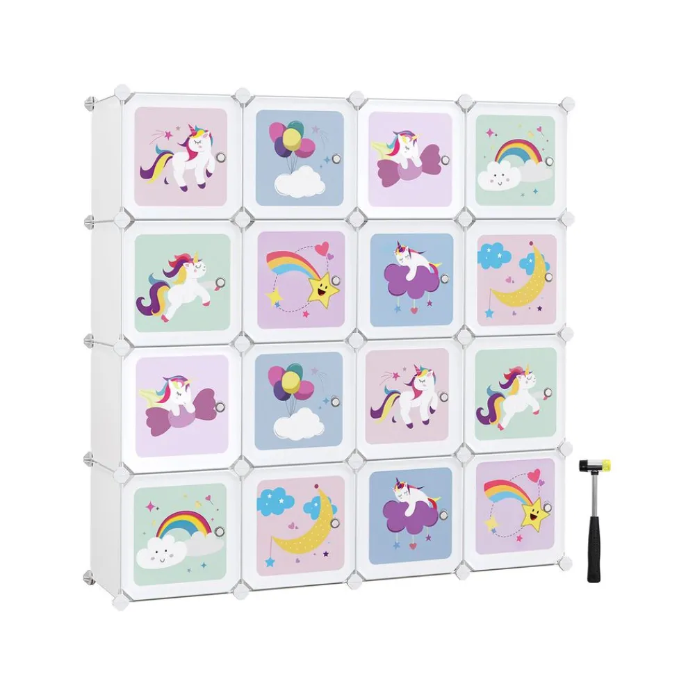 Meuble Rangement Enfant 16 Cubes-SONGMICS HOME Clearance