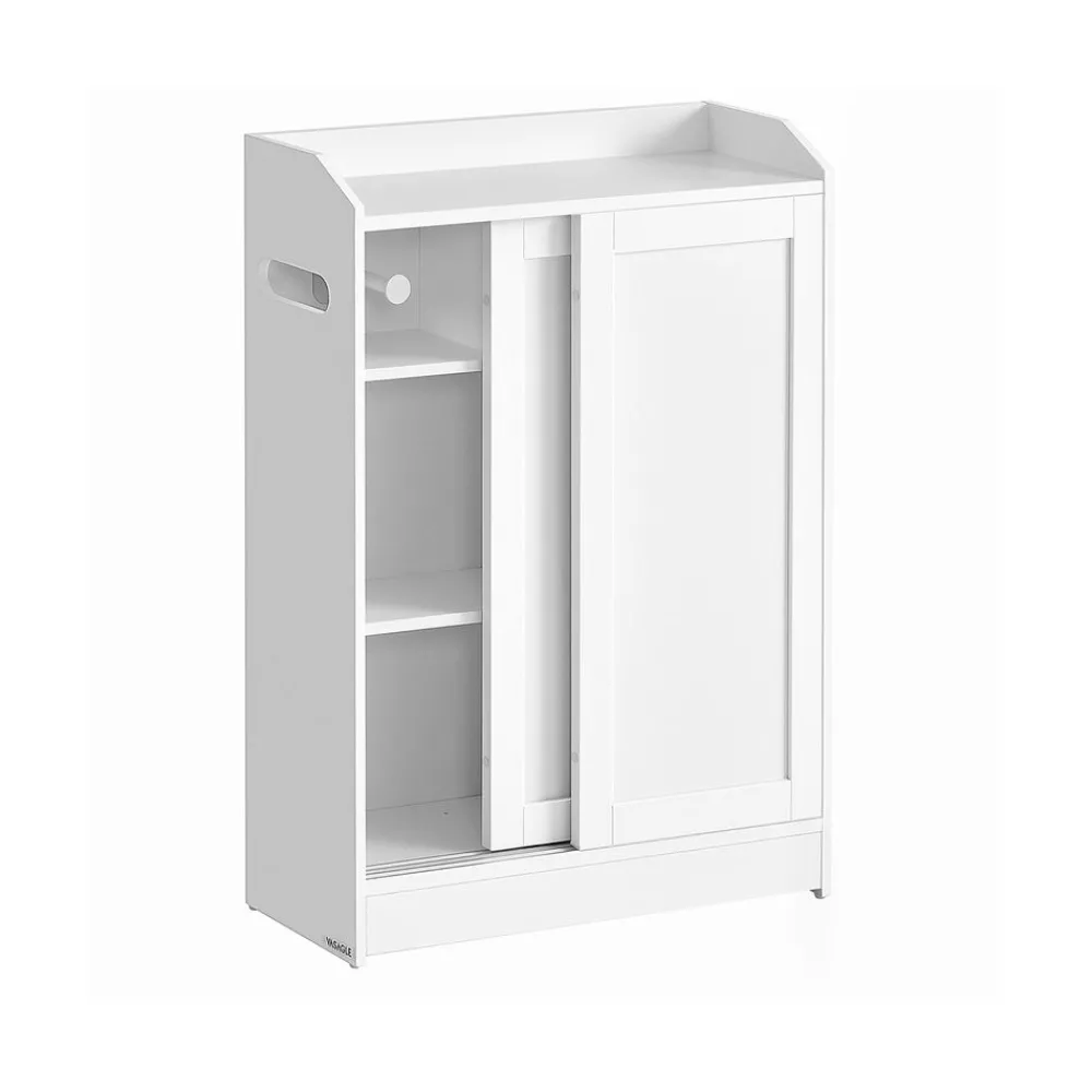 Meuble toilette 20 x 60 x 80 cm blanc nuage-SONGMICS HOME Clearance