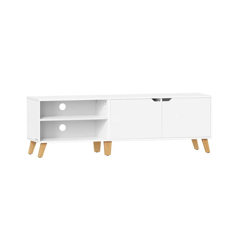 Meuble TV 2 portes avec étagères réglables longueur 160 cm-SONGMICS HOME Hot