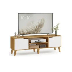 Meuble TV avec étagère réglable-SONGMICS HOME Outlet