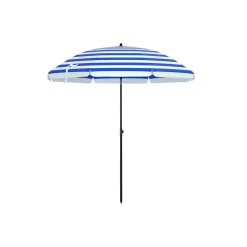 Parasol Ø 160 cm bleu blanc-SONGMICS HOME Best