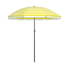 Parasol Ø 160 cm bleu blanc-SONGMICS HOME Best