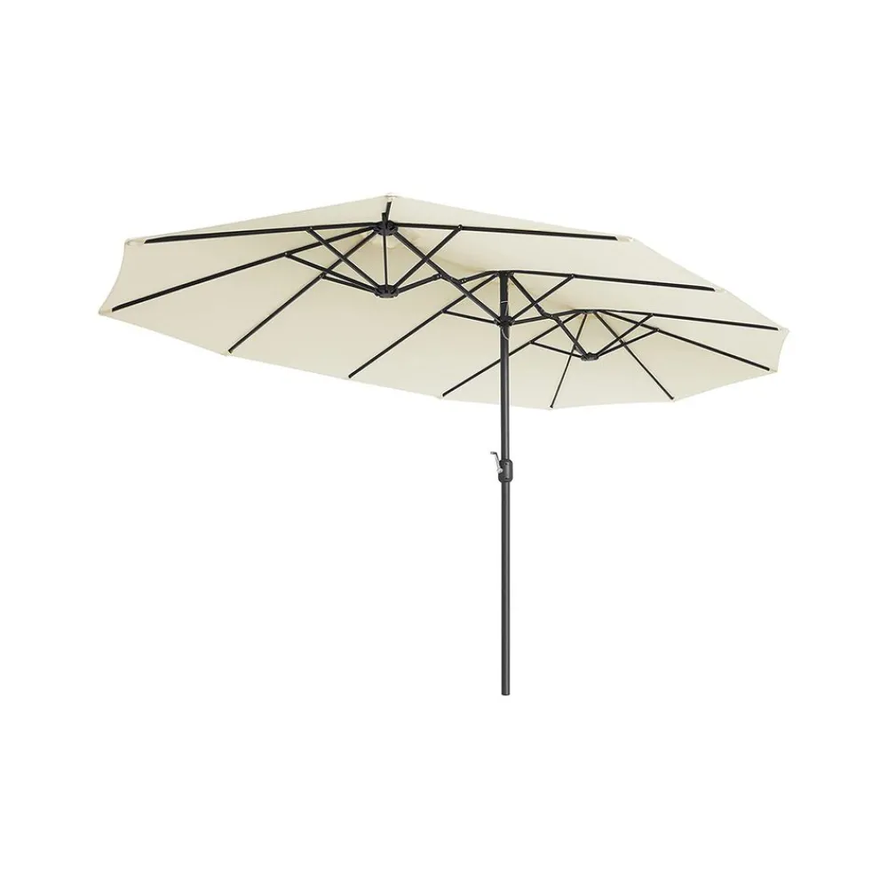 Parasol 4,6 x 2,7 cm beige-SONGMICS HOME Outlet